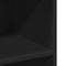 vidaXL - Dressoir - 70x41x93 - cm - bewerkt - hout - zwart