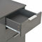 vidaXL - Dressoir - 71x35x80 - cm - spaanplaat - hoogglans - grijs