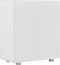 vidaXL - Dressoir - 71x35x80 - cm - spaanplaat - hoogglans - wit