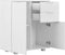 vidaXL - Dressoir - 71x35x80 - cm - spaanplaat - hoogglans - wit
