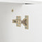 vidaXL - Dressoir - 71x35x80 - cm - spaanplaat - hoogglans - wit