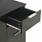 vidaXL - Dressoir - 71x35x80 - cm - spaanplaat - hoogglans - zwart