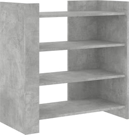 vidaXL - Dressoir - 73,5x35x75 - cm - bewerkt - hout - betongrijs