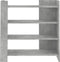 vidaXL - Dressoir - 73,5x35x75 - cm - bewerkt - hout - betongrijs