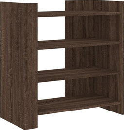 vidaXL - Dressoir - 73,5x35x75 - cm - bewerkt - hout - bruin - eikenkleur