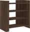 vidaXL - Dressoir - 73,5x35x75 - cm - bewerkt - hout - bruin - eikenkleur