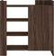 vidaXL - Dressoir - 73,5x35x75 - cm - bewerkt - hout - bruin - eikenkleur
