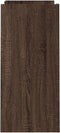 vidaXL - Dressoir - 73,5x35x75 - cm - bewerkt - hout - bruin - eikenkleur