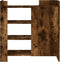 vidaXL - Dressoir - 73,5x35x75 - cm - bewerkt - hout - gerookt - eikenkleurig