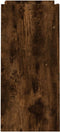 vidaXL - Dressoir - 73,5x35x75 - cm - bewerkt - hout - gerookt - eikenkleurig