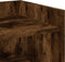 vidaXL - Dressoir - 73,5x35x75 - cm - bewerkt - hout - gerookt - eikenkleurig
