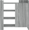 vidaXL - Dressoir - 73,5x35x75 - cm - bewerkt - hout - grijs - sonoma - eikenkleurig