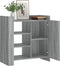 vidaXL - Dressoir - 73,5x35x75 - cm - bewerkt - hout - grijs - sonoma - eikenkleurig