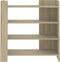 vidaXL - Dressoir - 73,5x35x75 - cm - bewerkt - hout - sonoma - eikenkleurig