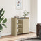 vidaXL - Dressoir - 73,5x35x75 - cm - bewerkt - hout - sonoma - eikenkleurig