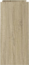 vidaXL - Dressoir - 73,5x35x75 - cm - bewerkt - hout - sonoma - eikenkleurig