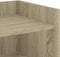 vidaXL - Dressoir - 73,5x35x75 - cm - bewerkt - hout - sonoma - eikenkleurig
