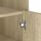 vidaXL - Dressoir - 73,5x35x75 - cm - bewerkt - hout - sonoma - eikenkleurig