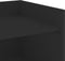 vidaXL - Dressoir - 73,5x35x75 - cm - bewerkt - hout - zwart