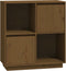 vidaXL - Dressoir - 74x35x80 - cm - massief - grenenhout - honingbruin