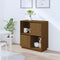 vidaXL - Dressoir - 74x35x80 - cm - massief - grenenhout - honingbruin