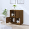 vidaXL - Dressoir - 74x35x80 - cm - massief - grenenhout - honingbruin
