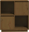 vidaXL - Dressoir - 74x35x80 - cm - massief - grenenhout - honingbruin
