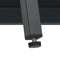 vidaXL - Dressoir - 75x35x105 - cm - staal - en - glas - antracietkleurig