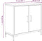 vidaXL - Dressoir - 75x35x70 - cm - massief - grenenhout - zwart