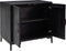 vidaXL - Dressoir - 75x35x70 - cm - massief - grenenhout - zwart