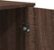 vidaXL - Dressoir - 78x35,5x74,5 - cm - bewerkt - hout - bruin - eikenkleur