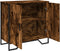 vidaXL - Dressoir - 78x35,5x74,5 - cm - bewerkt - hout - gerookt - eikenkleurig