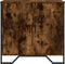 vidaXL - Dressoir - 78x35,5x74,5 - cm - bewerkt - hout - gerookt - eikenkleurig