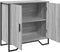 vidaXL - Dressoir - 78x35,5x74,5 - cm - bewerkt - hout - grijs - sonoma - eikenkleurig