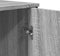 vidaXL - Dressoir - 78x35,5x74,5 - cm - bewerkt - hout - grijs - sonoma - eikenkleurig