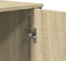 vidaXL - Dressoir - 78x35,5x74,5 - cm - bewerkt - hout - sonoma - eikenkleurig