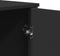 vidaXL - Dressoir - 78x35,5x74,5 - cm - bewerkt - hout - zwart