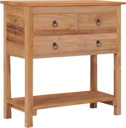 vidaXL - Dressoir - 78x35x80 - cm - massief - teakhout