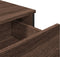 vidaXL - Dressoir - 79.5x35,5x74,5 - cm - bewerkt - hout - bruin - eikenkleur