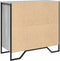 vidaXL - Dressoir - 79.5x35,5x74,5 - cm - bewerkt - hout - grijs - sonoma - eikenkleur