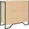 vidaXL - Dressoir - 79.5x35,5x74,5 - cm - bewerkt - hout - sonoma - eikenkleurig