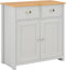 vidaXL - Dressoir - 79x35x81 - cm - grijs