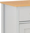 vidaXL - Dressoir - 79x35x81 - cm - grijs
