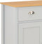 vidaXL - Dressoir - 79x35x81 - cm - grijs