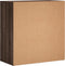 vidaXL - Dressoir - 79x38x80 - cm - bewerkt - hout - bruin - eikenkleur