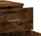 vidaXL - Dressoir - 79x38x80 - cm - bewerkt - hout - gerookt - eikenkleurig
