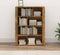 vidaXL - Dressoir - 80x30x106 - cm - bewerkt - hout - gerookt - eikenkleurig