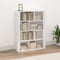 vidaXL - Dressoir - 80x30x106 - cm - bewerkt - hout - wit