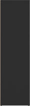 vidaXL - Dressoir - 80x30x106 - cm - bewerkt - hout - zwart