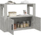 vidaXL - Dressoir - 80x30x60 - cm - bewerkt - hout - betongrijs